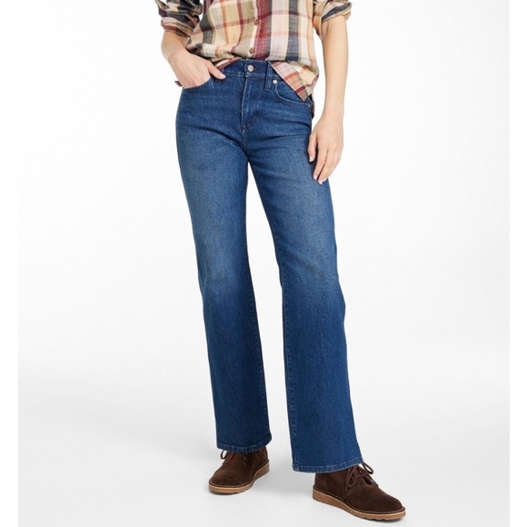 L.L. Bean Pants - L.L.Bean Denim Original 1912 Jeans Mid Rise Straight Leg Lyocell Blend, Size 33